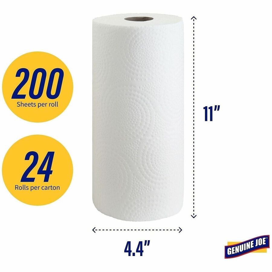 Genuine Joe 2-Ply Paper Towels, 24 Roll Carton photo 6