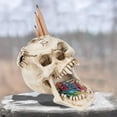thumbnail image 4 of JJKBVCLO Desk Pen Holder Decorative Makeup Brush Holder Desk Storage Paper Clip Holder Halloween Ornament Desk, 4 of 7