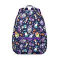 thumbnail image 1 of Snowy Owl Student Backpack Waterproof Composite Oxford Cloth, Scratch-Resistant, Cartoon Night Owl Pattern, Large Capacity Student’s School Bag with Comfortable Adjustable Straps, 1 of 5