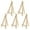 15x8cm, variant on 5 Pieces Mini Wooden Easel Display Painting Stand Card Canvas Holders 2 Sizes - S