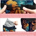thumbnail image 4 of Octopus Foldable Car Trash Can with Lid, Leak-Proof, and Hanging Storage Bag - Trash Can for Car, Car Garbage Can, 4 of 6