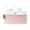 All Pink, variant on Large Laundry for Organizing|Rectangle Cotton Rope Storage with Handles|Blanket for Living Room|Woven Laundry for Towels, Toys, Clothes-22x15x12"-White/Brown