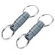thumbnail image 1 of Llave de liberación rápida Uxcell, anillos de llavero desmontables, clip de resorte, separación de llaveros, soporte de bloqueo para coche, bolso, cinturón gris 2, 1 of 7