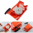 thumbnail image 3 of Démarrage Facile de la Tondeuse pour Modèles Chinois 5200 5800, Remplacement de Haute Qualité, Démarreur à Traction à Recul Unique, Performance Stable Non OEM, Rouge, Pièce d'Outil de Jardin Polyvalente, 3 of 5