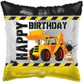 thumbnail image 2 of 2nd birthday construction balloons decoration supplies party boy dump truck bulldozer second, 2 of 5