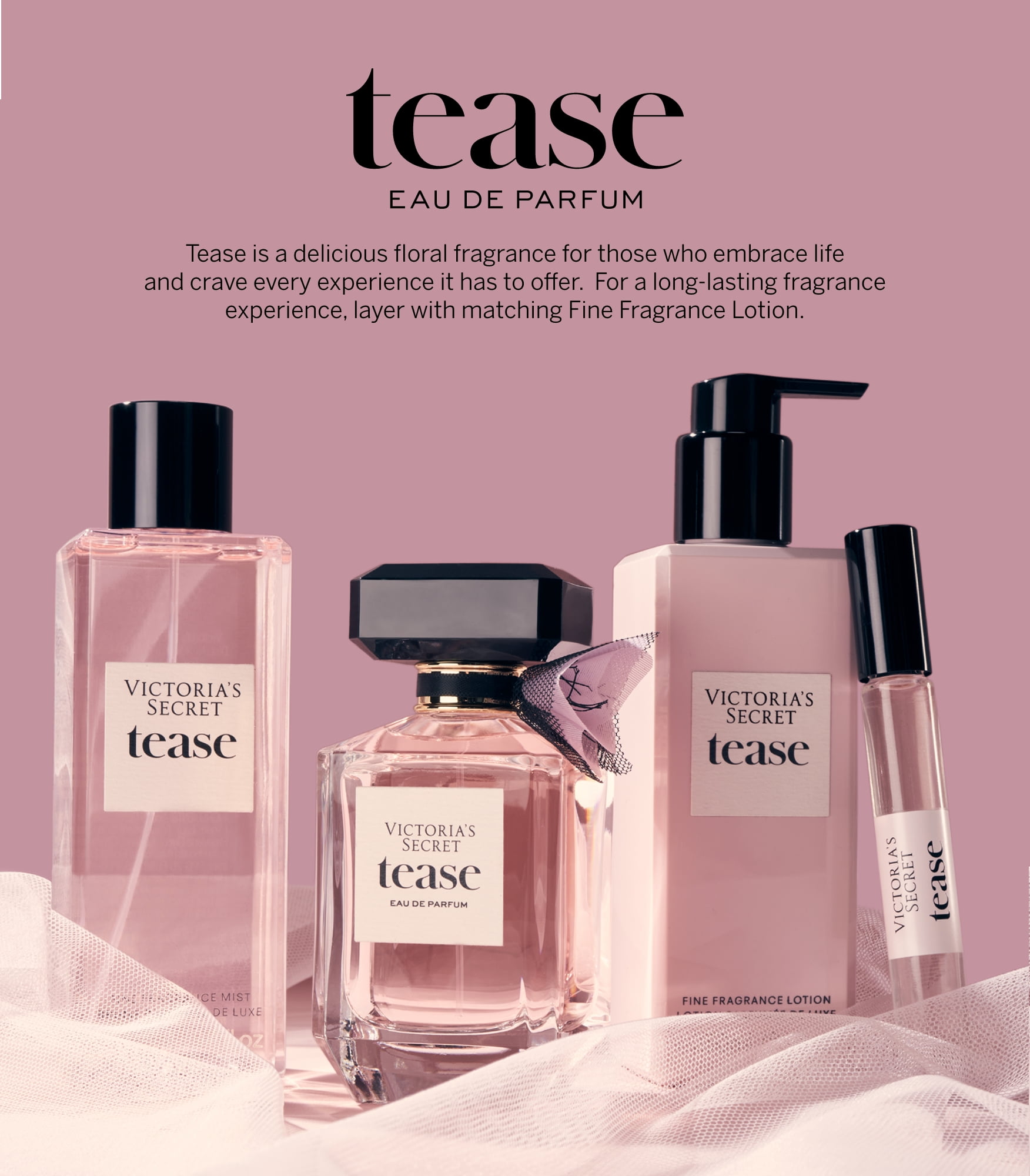 香水(女性用) Victoria's Secret tease Free Shipping! Victoria's Secret Tease Eau de Parfum, Floral