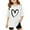 White, variant on LRen Girls Short Sleeve Shirts Size 10 Girls Letter Print Round Neck Short Sleeve Cotton Tops Kids Casual Soft Oversized Summer Vacation Tops