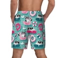 thumbnail image 4 of Uemuo Swimming Bulldog Pattern Mens Swim Trunks Quick Dry Board Shorts with Mesh Lining, Stretch Beach Shorts Quick Dry No-Chafing Board Shorts-XX-Large, 4 of 9