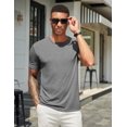 thumbnail image 2 of COOFANDY Men's T Shirts Short Sleeve Soft Crew Neck Lightweight Tee Shirts Casual Summer Basic Tops, 2 of 6