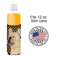 thumbnail image 4 of French Bulldog Candy Corn Halloween Portrait Ultra Hugger for slim cans, 4 of 6