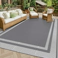 thumbnail image 1 of Outdoor Rug Reversible Portable Plastic Straw Camping Rugs for Outside RV,Large Waterproof Outdoor Area Rugs, 1 of 5