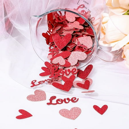 SMKE 1000Pc Love Glitter Confetti Set Wedding Heart Love Sequins Decor Pre-Cut Celebration Confetti Sparkling Romantic Event Decor Wedding Engagement Decor Flexible Toss Table Invitation Prop SMKE 1000Pc Love Glitter Confetti Set Wedding Heart Love Sequins Decor Pre-Cut Celebration Confetti Sparkling Romantic Event Decor Wedding Engagement Decor Flexible Toss Table Invitation Prop