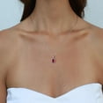 thumbnail image 4 of TURANDOSS Birthstone Necklace Gifts for Women S925 Sterling Silver White Gold Plated Cubic Zirconia Birthstone Pendant Necklace Jewelry Gifts for Women, 4 of 6
