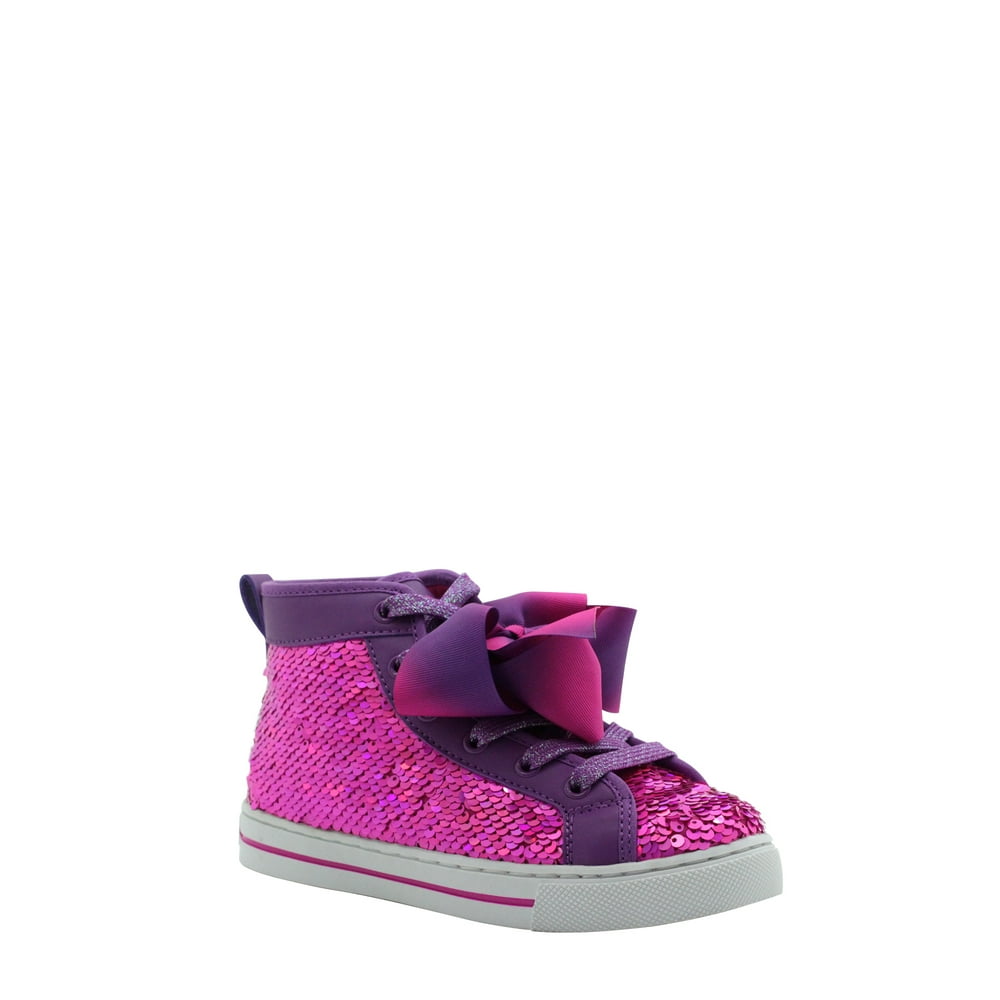 JoJo Siwa - Nickelodeon Jojo Siwa Pink Sequins High-Top Sneaker (Little ...