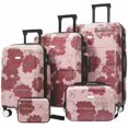 thumbnail image 1 of Conjunto de equipaje Nuevo modelo PC 5pcs, Hardside ligero duradero 20" 24" 28" maletas con 8" 14" estuches, maleta con ruedas giratorias de cerradura, 1 of 5