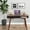 Walnut+Black, variant on Accreate 42 Inch Mid Century Home Office Writing Desk Modern Simple Computer Desk with Drawer