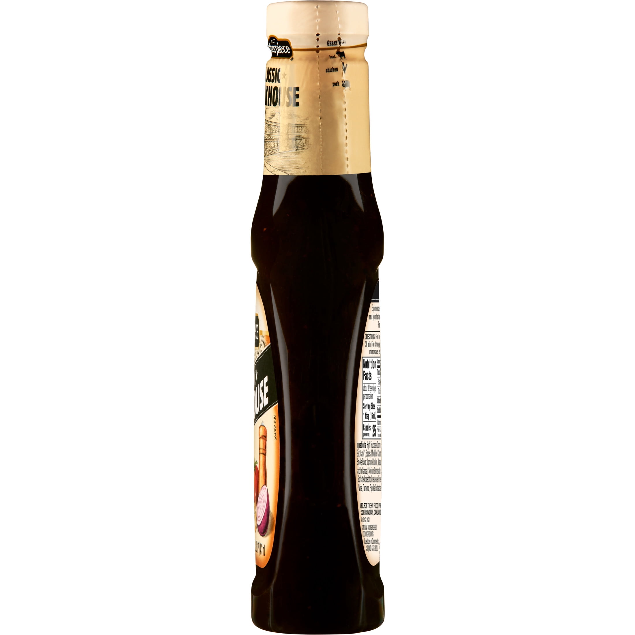 KC Masterpiece Classic Steakhouse Marinade, 16 fl oz Bottle