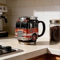 thumbnail image 5 of Fire Rescue Mug For the Bravest Among Us, Handcrafted Fire Rescue Car Coffee Mug, 5 of 5