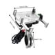 thumbnail image 2 of Soporte para teléfono para motocicleta Soporte para manillar Soporte para teléfono giratorio de aleación de aluminio de 360 ​​grados con cargador USB, plateado Inevent EL5145-03B, 2 of 7