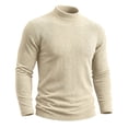 thumbnail image 4 of Antinious Mens Knit Sweaters Fall Winter Long Sleeve Pullover Solid Warm Collar Comfortable Soft, 4 of 5