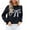 Black, variant on Teens Girls Cute Sweaters for Women Trendy Long Sleeve Shirts Loose Fit Tunic Tops 2025 White XL