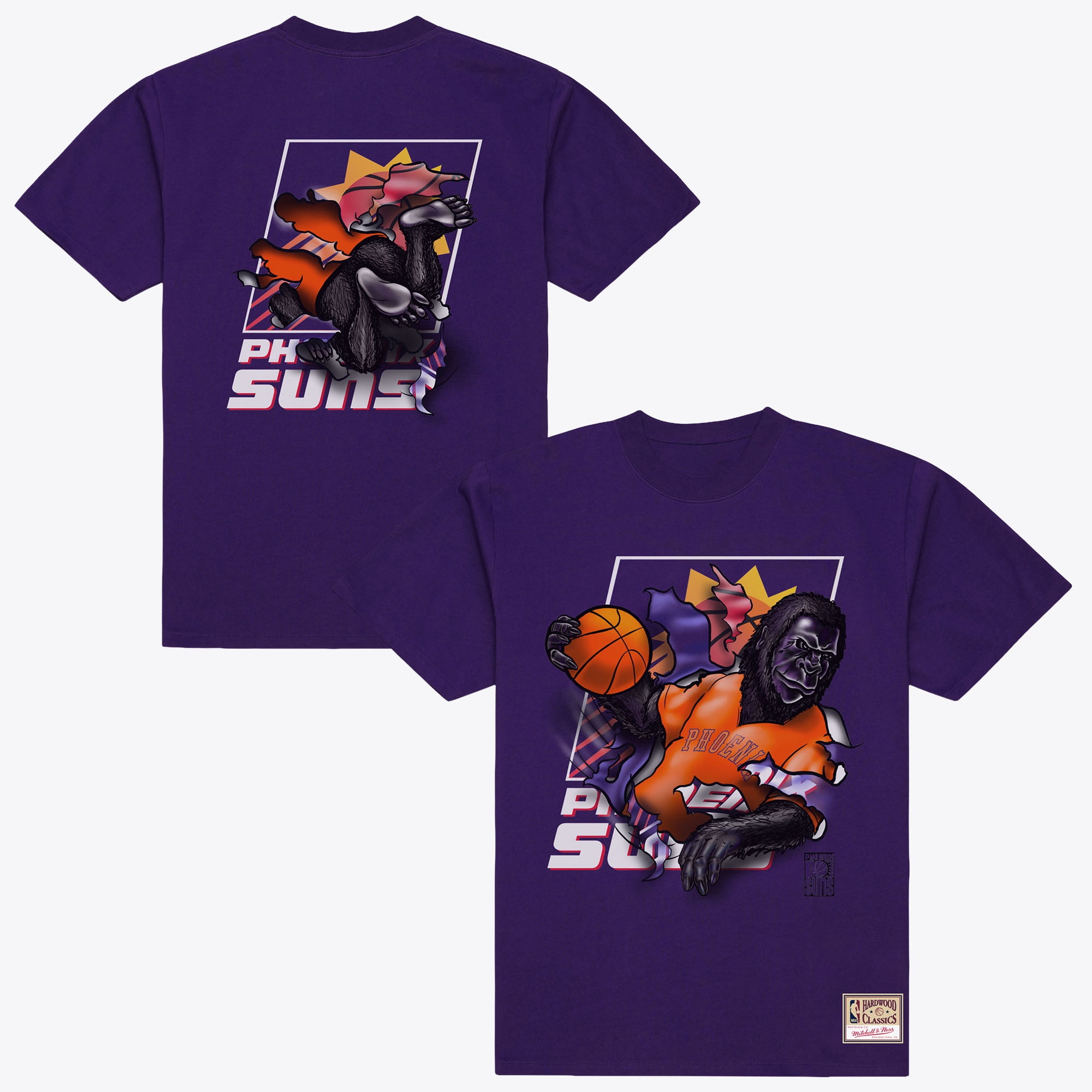 Men's Mitchell & Ness Purple Phoenix Suns Breakthrough T-Shirt