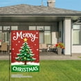 thumbnail image 3 of JOOCAR Merry Christmas Tree Garden Flag for Winter Christmas Home Outdoor Garden Yard Door Decor 12x18 inch, 3 of 5