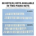 thumbnail image 6 of sdhkgrrt under $5 4Pcs 61 Key Piano Sticker, Piano Sticker for 61 Key Keyboard,Removable Silicone Note Guide Labels,Electronic Piano Accessories for Beginners,Detachable Piano Key Stickers with Note, 6 of 9