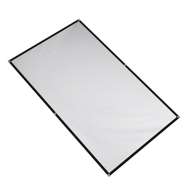 Portable Outdoor Projection Screen, 16:9 4K HD Movie Screen with Carry Bag, Foldable Anti Crease, for Indoor Outdoor Home Theater Film Night Party Camping