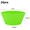 thumbnail image 2 of Mini Moule à Muffins en silicone, Petit cupcake Antiadhésif Réutilisable, 2 of 5