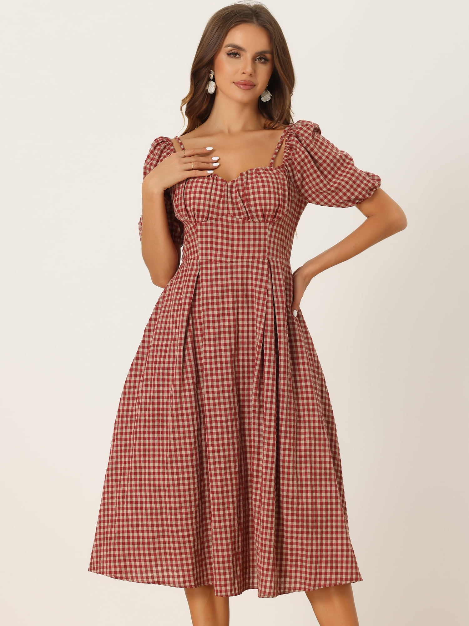 ワンピース soor ploom Gilda Dress, Vintage Plaid 4y LOLO Dress #4 