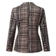 thumbnail image 2 of Puntoco-traje de negocios para mujer, cárdigan adelgazante con cuello de traje de manga larga estampado, traje de doble botonadura, tops, chaqueta Puntoco Puntoco-5350, 2 of 5