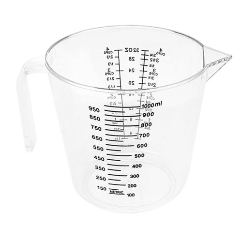 Small Measuring Cup Plastic Jug Beaker Kitchen Tool 50-1000ml Transparent  Cup
