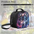 thumbnail image 5 of Jeiento Galaxy Wolf Backpack for Boys Bookbag and Lunch Box Set 17 Inch School Bag with Lunch Bag Pencil Case 3rd Grade Kindergarten Book Bag Adjustable Travel Daypack, 5 of 7