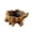 A, variant on Rustic Tree Stump Cement Planter Pot With Drainage Hole Indoor Outdoor Succulent Flower Garden Container