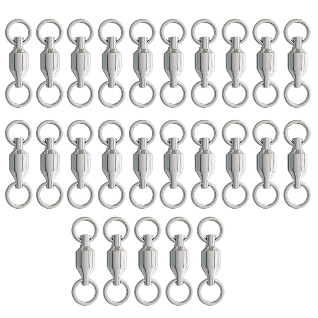 25 piezas conectores giratorios con rodamiento de bolas Pike 1 Sunnimix Giros de pesca