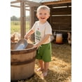thumbnail image 5 of BemeyourBBs Toddler Baby Boys Golf Outfits Infant Boys 2Pcs Summer Clothes Short Sleeve Golf Clubs Embroidery T Shirt Tops with Shorts Set, 5 of 9