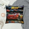 thumbnail image 2 of SHERONV Lightning McQueen Graphic Decorative Throw Pillow Cover for Home Couch Living Room Bed Sofa Square Pillow Covers 1PC 20x20in, 2 of 5