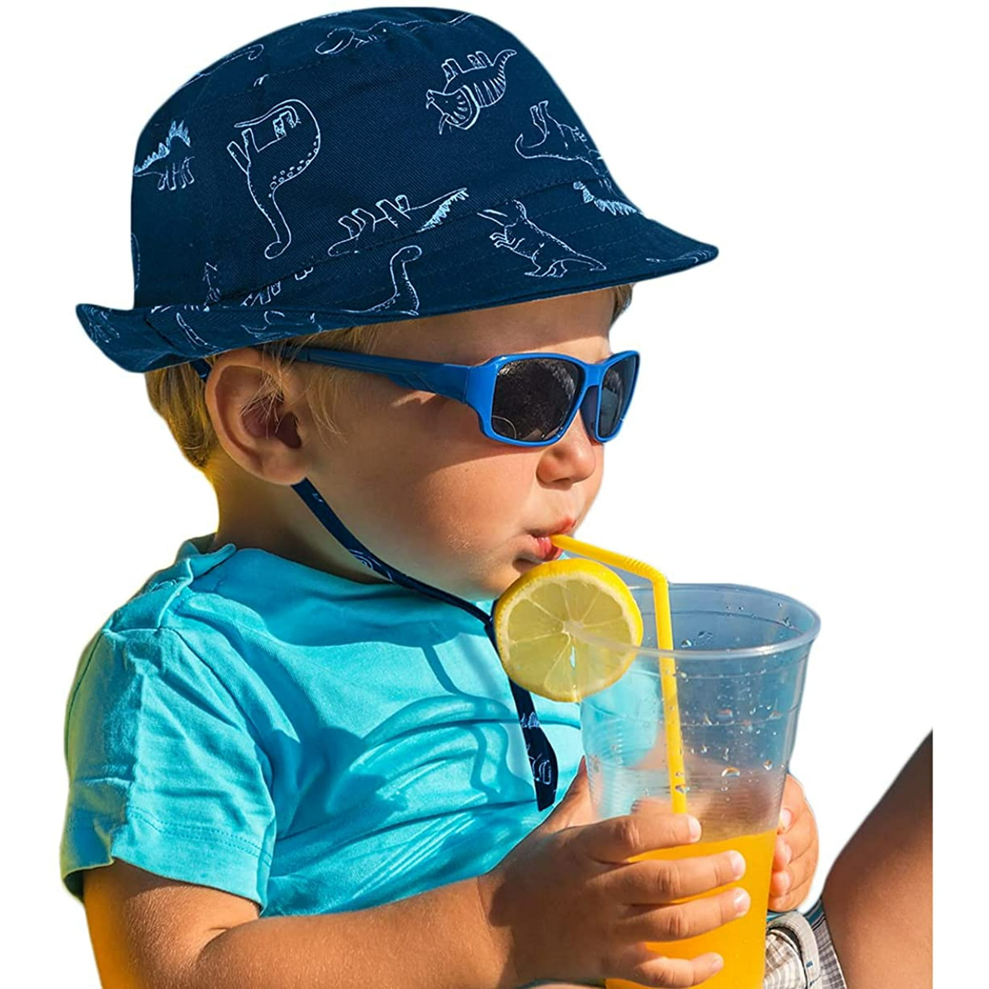 Ffiy Baby Boy Sun Hat Summer Beach Upf 50 Sun Protection Hats Toddler Kids Wide Brim Sun Hats Cap Other