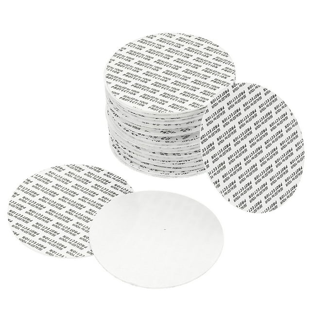 Unique Bargains 86mm PS Mousse Résistant Inviolable Pression Joint Sensible Blanc 150 Pack