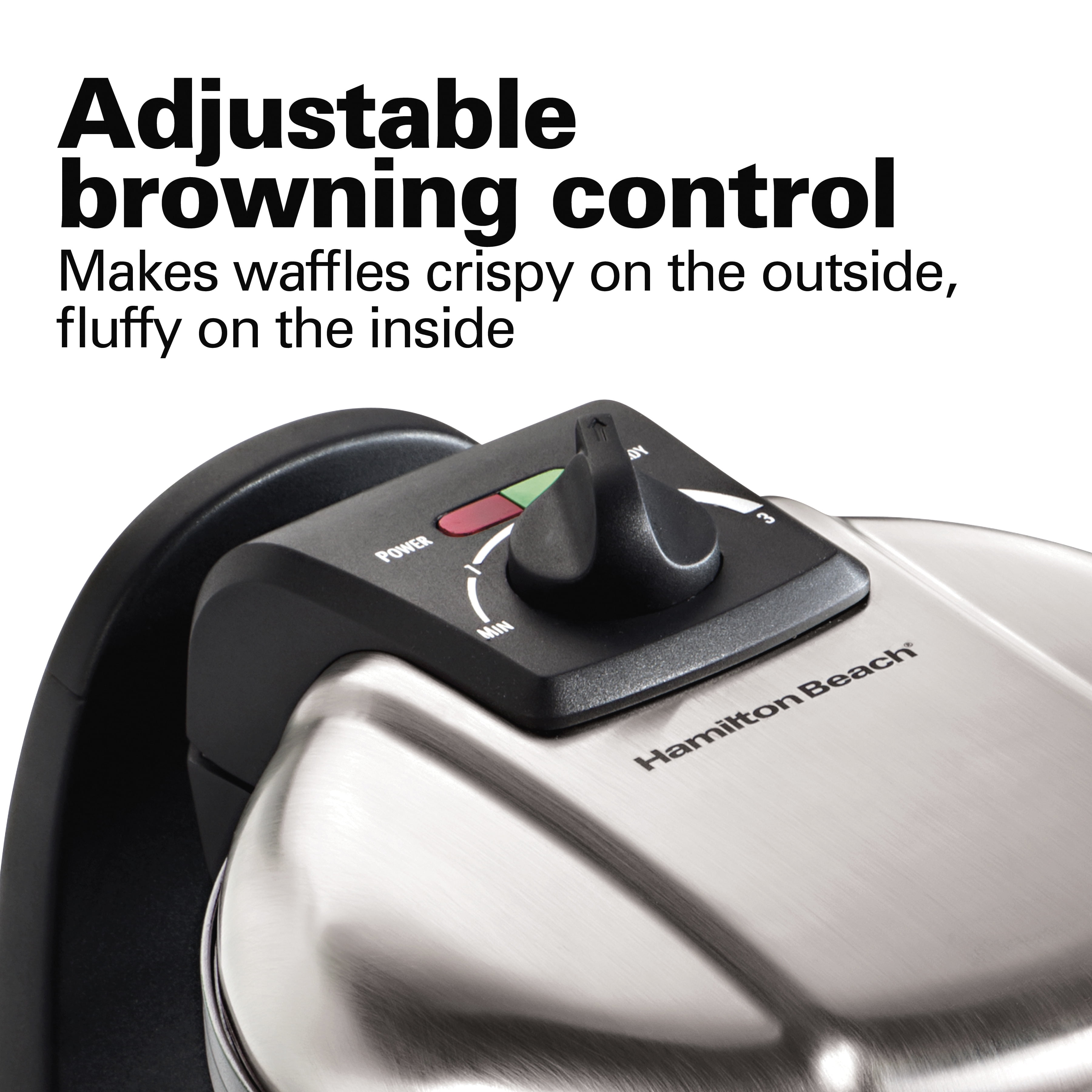 hamilton beach removable grid waffle maker