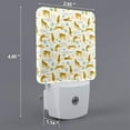 thumbnail image 2 of Cauagu Leopard Print Print LED Nightlight,0.5W Night Lights Plug into Wall 1 Pack with Dusk-to-Dawn Light Sensor Soft Glow Lamp for Bathroom Adult Hallway-UK, 2 of 7