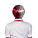 thumbnail image 2 of Peluca de cosplay UNDERWRAPS Crunchyroll Anime, color blanco y rojo, corta, Bob, 2 of 2