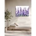 thumbnail image 5 of Spring Lavender Wall Art for Living Room,Canvas Picture Wall Decor for Bathroom Bedroom,Purple Botanical Garden Florals Flower Painting Artwork for Office Kitchen Hallway Dining Room Decor 16"x20", 5 of 8