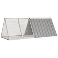 thumbnail image 1 of vidaXL Rabbit Cage Grey 201.5x80.5x71 cm Galvanised Steel, 1 of 4