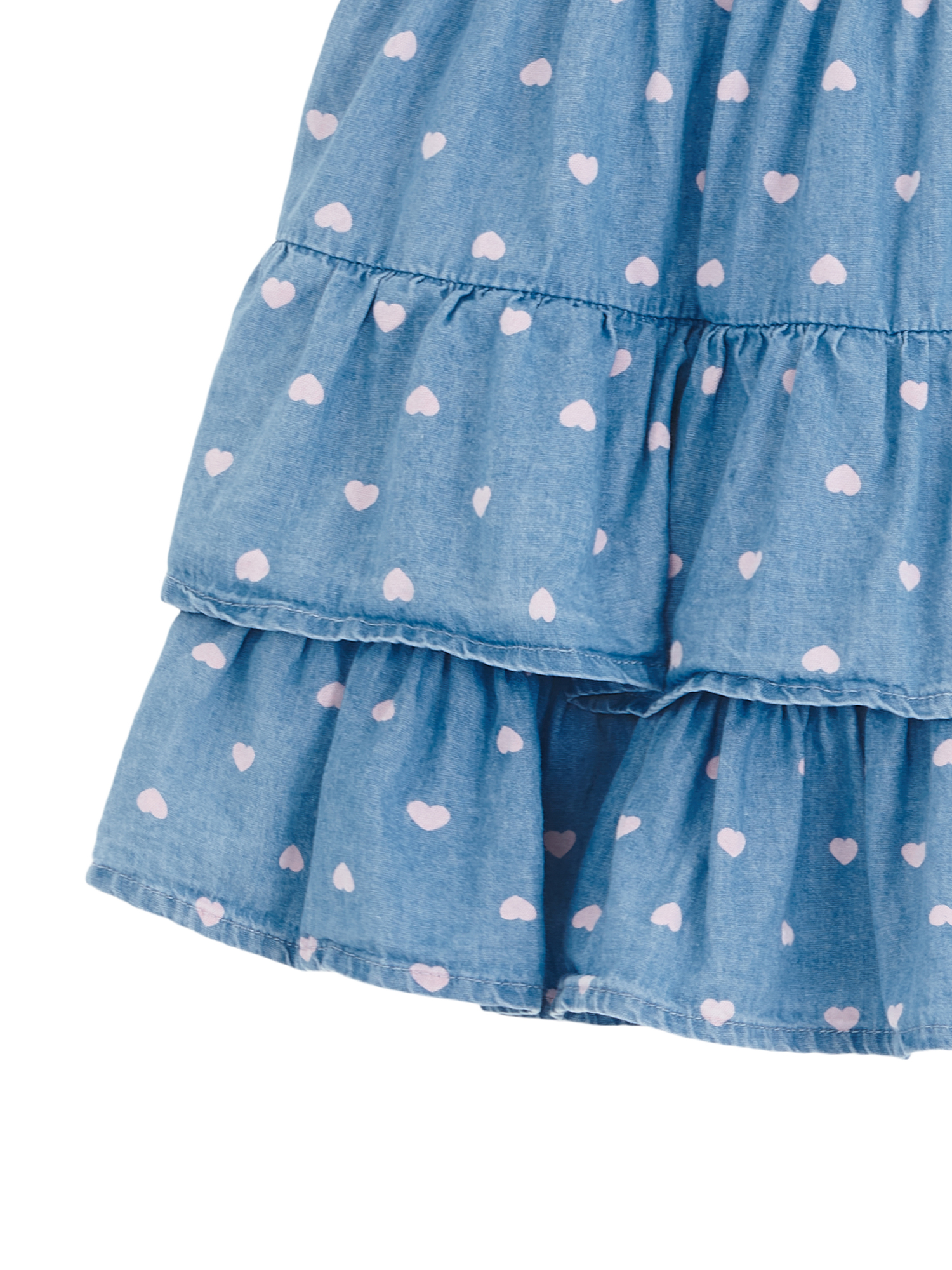Way to Celebrate Girls' Valentine's Day Tiered Skirt, Sizes 4-18 & Plus