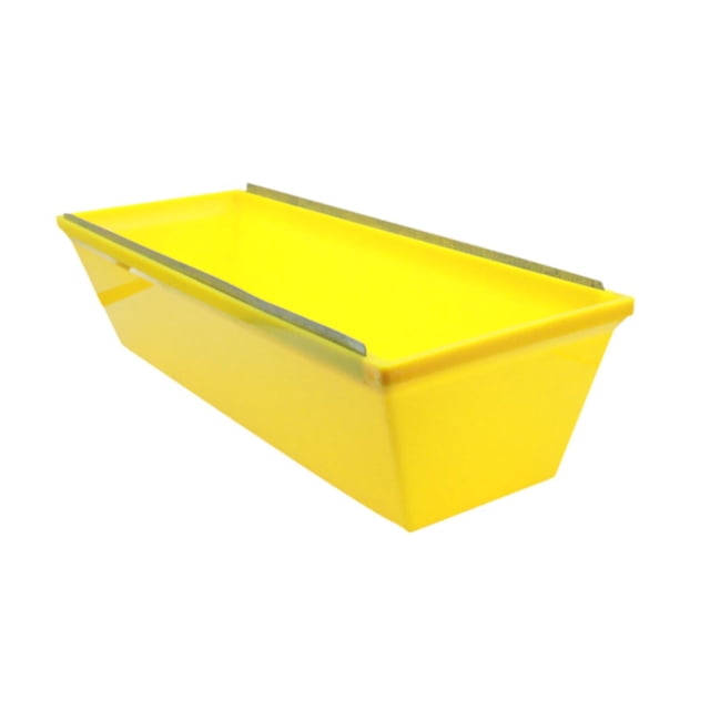 Bandeja de barro para yesero, herramienta de trabajo multiusos, suave, fácil de limpiar, masilla de óxido, ranura para pintura, bandeja de barro para
