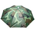 thumbnail image 2 of Folding Umbrella Hat Overhead Fishing Umbrella Hat, Great for Fishing, Hiking B, 2 of 7