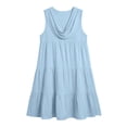 thumbnail image 5 of Yteetum Summer Dresses for Women Sleeveless V Neck Mini Dresses Sundress Casual Solid Loose Fits Lightweight Comfy Travel Vacation Dress, 5 of 8