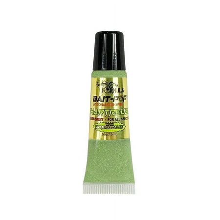 Bait Pop Chartreuse - LIVE SONAR INTENSIFIER Scented Sparklscales .5oz Tube